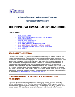 PI Handbook (pdf)