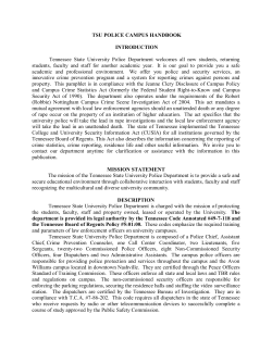 2010 Police Department Campus Handbook