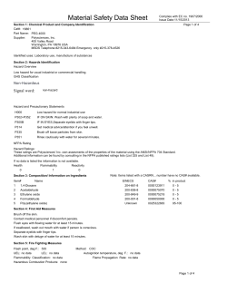 Material Safety Datasheet 16861 (PDF)