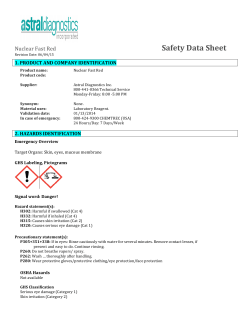 Material Data Safety Sheet