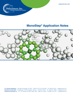 MonoStep Application Notes