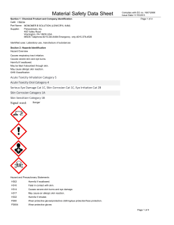 Material Safety Datasheet 15923A (PDF)