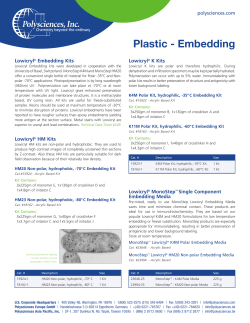 Plastic - Embedding III