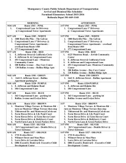 Bus Routes