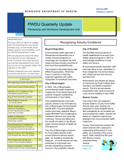 Spring 2009, April 1, Volume 3, Issue 2 (PDF: 284 KB/11 pages)