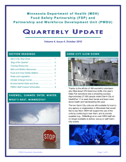 Autumn 2010, October 1, Volume 4, Issue 4 (PDF: 700 KB/8 pages)