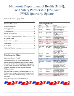 Summer 2013, July 1, Volume 7, Issue 3 (PDF: 779KB/9 pages)