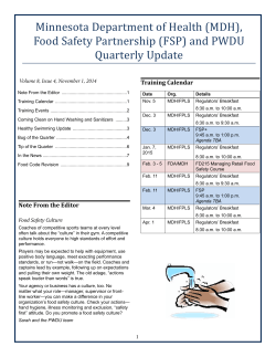 Autumn 2014, November 1, 2014, Volume 8, Issue 4 (PDF: 505KB/9 pages)