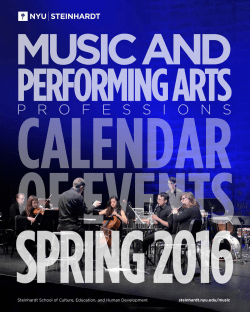 Download a PDF of the Spring 2016 Calendar
