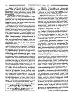 "Reclaiming the Promise of Public Education"