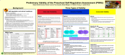 Smith-Donald, R., Carroll, K., Goyette, P., Metzger, M., Young, T., Raver, C. C. (2006). Preliminary Validity of the Preschool Self-Regulation Assessment (PSRA). Poster Session presented at Head Start's 8th National Research Conference, Washington, DC.