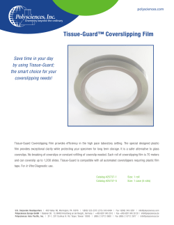 Tissue-Guard&trade; Coverslipping Film