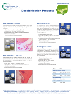 Decalcification Products