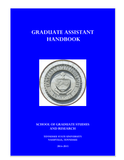 Graduate Assistant Handbook