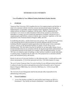 4-21-14 Final Version TSU  Use of Facilities by Non-Affiliated Entities-Individuals Facility Rentals