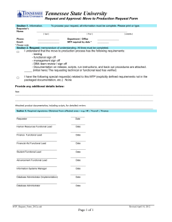 MTP Request Form 2012