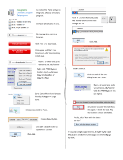 Add Banner Java Exception