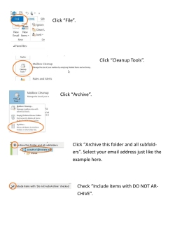 Archive Emails
