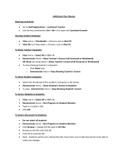LANSchool One Sheet
