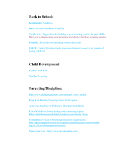 Additional Resources available here