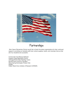 Adopt a School 9/2015 update