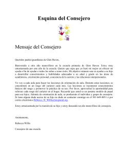 Counselor's Corner 12-13 Spanish