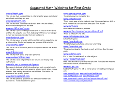 Math websites