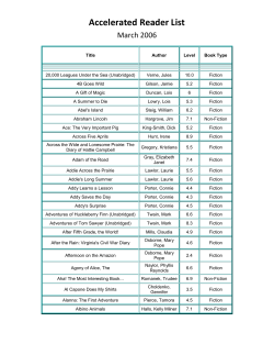 Accelerated Reader List