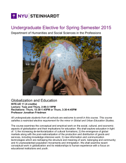 Globalization and Education