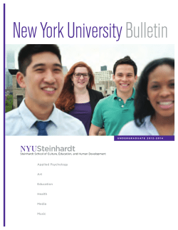 AP 2013-2014 Undergraduate Bulletin