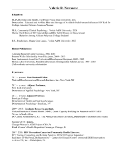 her CV