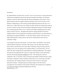Read the third chapter about Dr. Michael Bronner
