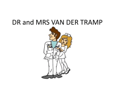 DR and MR VAN DER TRAMP.ppt