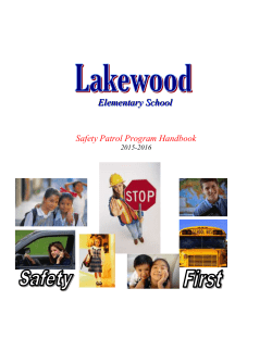 2015-2016 Lakewood Patrol Handbook