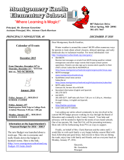Newsletter December 17, 2015