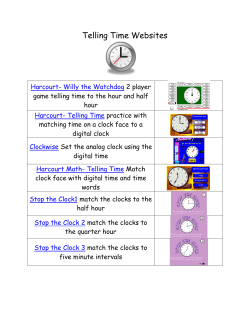 Telling Time