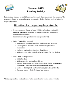 Summer Reading Activity for All Students