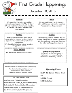 1stGrade December 18