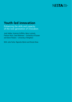 NESTA Final Report: June 2009 [PDF 413.72KB]