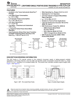 SN74AUP1G79 TI, D-flip flop.pdf