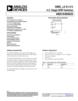 ADG619_620 AnaDev, SPDT switch.pdf