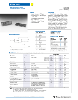 PT506x T.I. DC-DC &Acirc;&plusmn;12V or &Acirc;&plusmn;15V.pdf