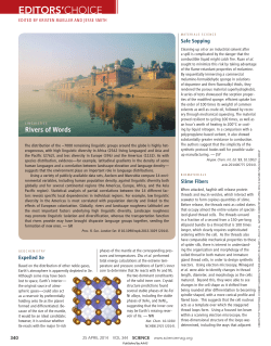 Science Highlight Article