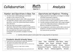 Math Quarter 1