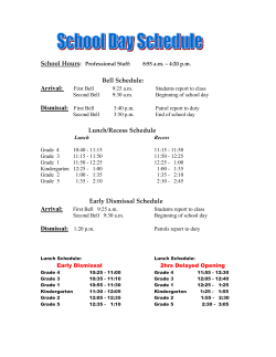 school day schedule 2015 to 2016