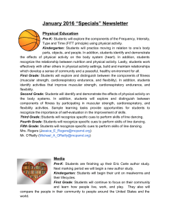 5th Specials Newsletter