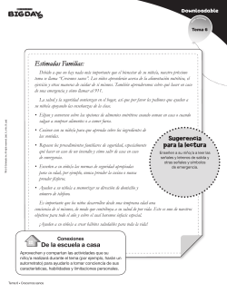 Theme 6 - Growing Up Healthy Newsletter (Spanish)&nbsp;