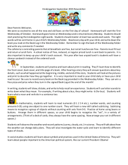 K September Newsletter