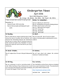 K april 16 newsletter