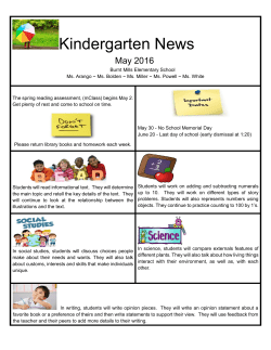 K May 16 newsletter